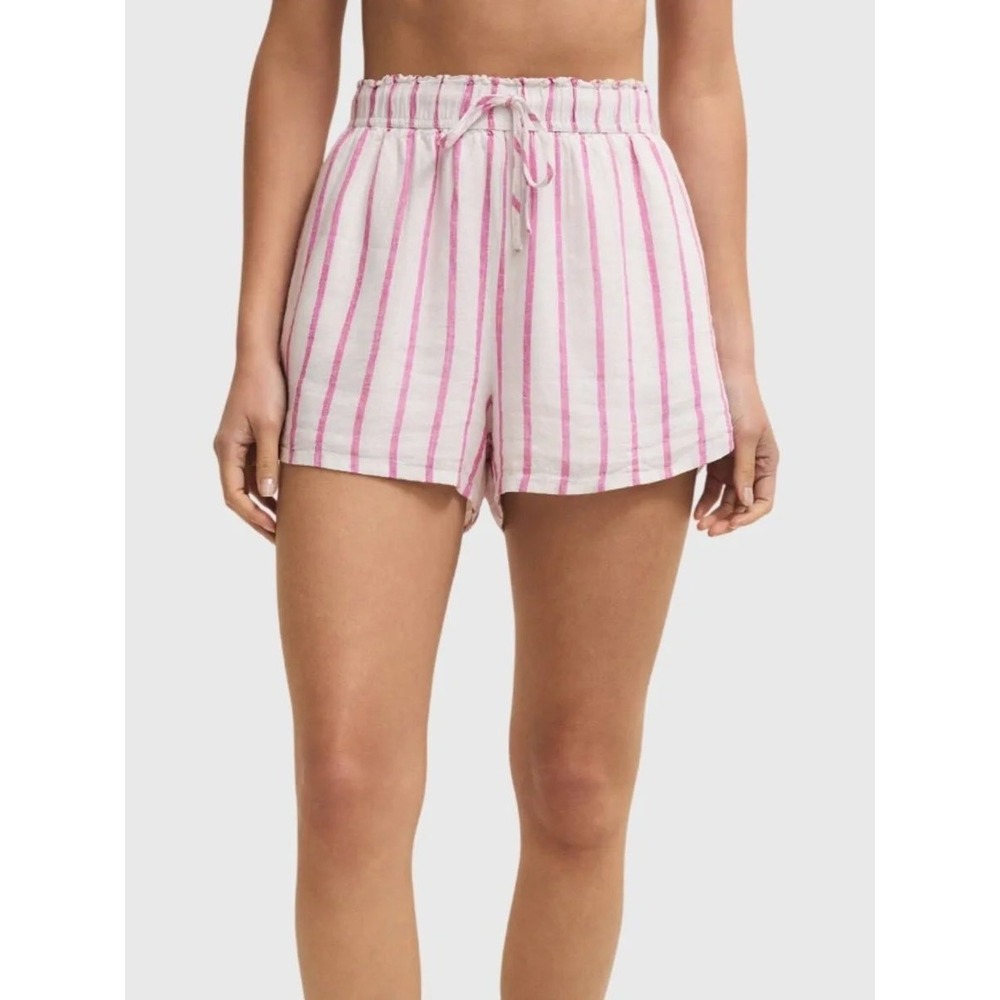 ZWT Z Supply The Perfect Linen Striped Shorts / Size L / On Website for $64!
